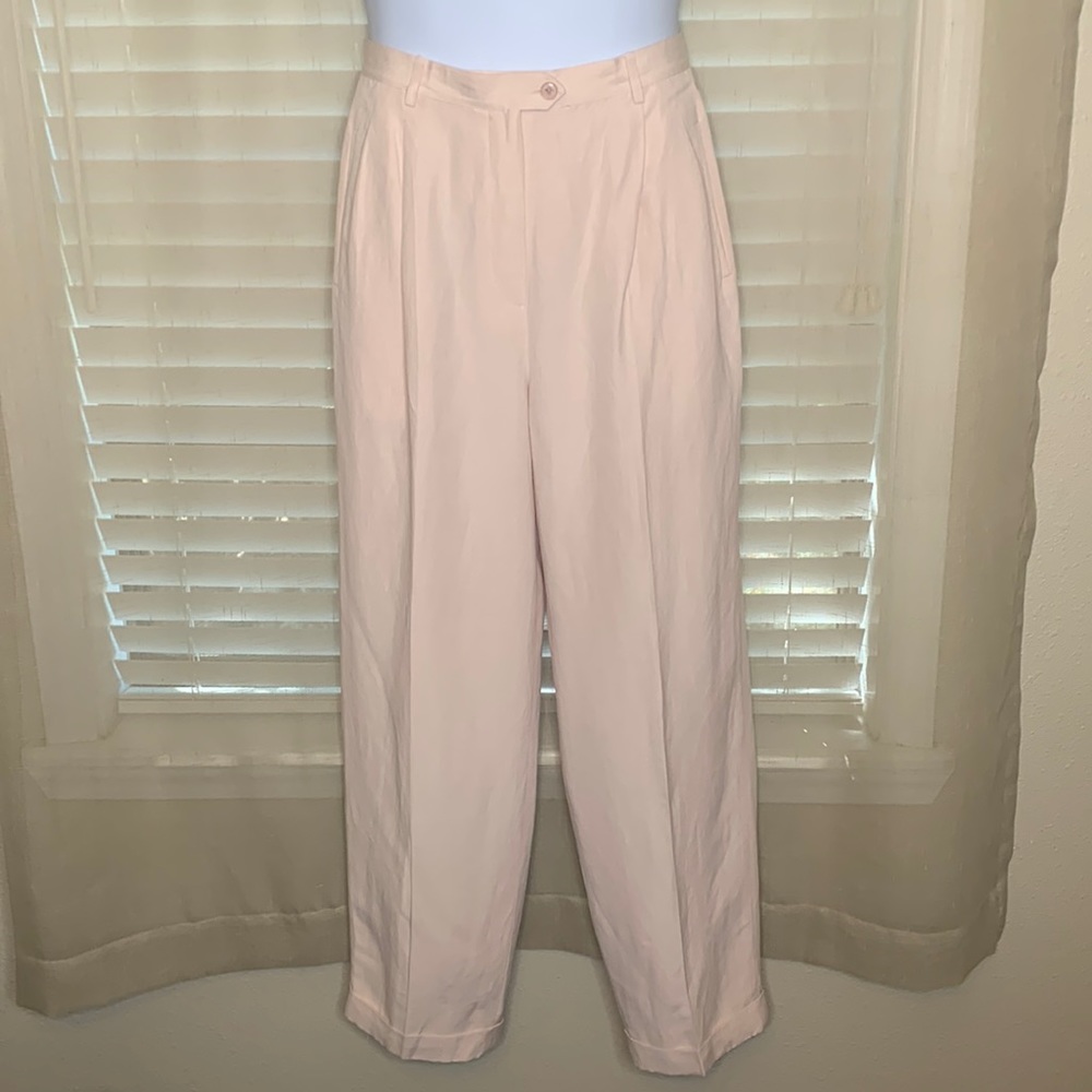 Lauren Ralph Lauren Linen Lined Trousers Size 12